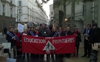 Le Front de gauche solidaire des lycéen-ne-s sans-papiers