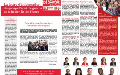 Lettre d’information N°12 / Novembre 2016