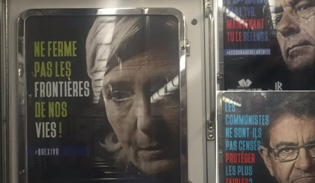 Affichage sauvage anti-IVG : les loups sont entrés dans le métro !