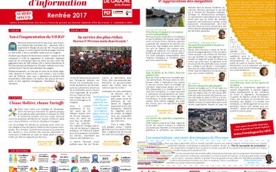 Lettre d’information N°18 / Septembre 2017