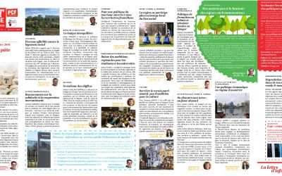 Lettre d’information N°21 / Budget régional 2018, décembre 2017