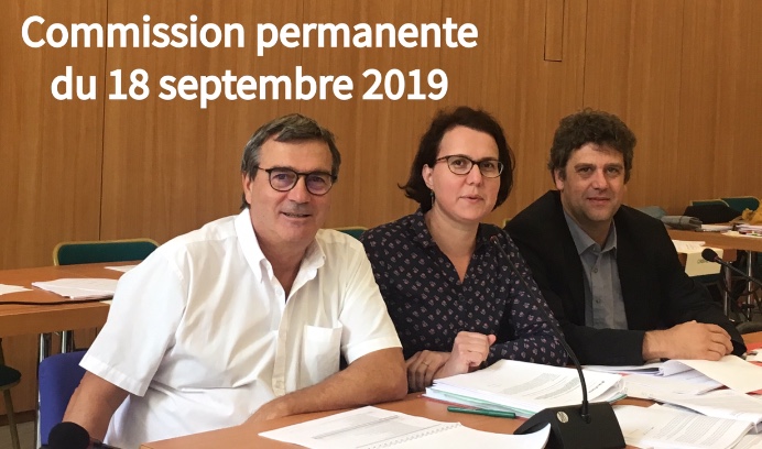Commission permanente du 18 septembre 2019