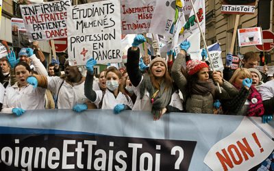 Soutien à la mobilisation nationale des étudiant·es en soins infirmiers – Contre l’asphyxie financière de étudiant·es, les Régions doivent agir !