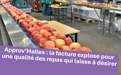 APPROV’HALLES : L’ADDITION S’ALOURDIT ET LA RECETTE NE PREND TOUJOURS PAS !